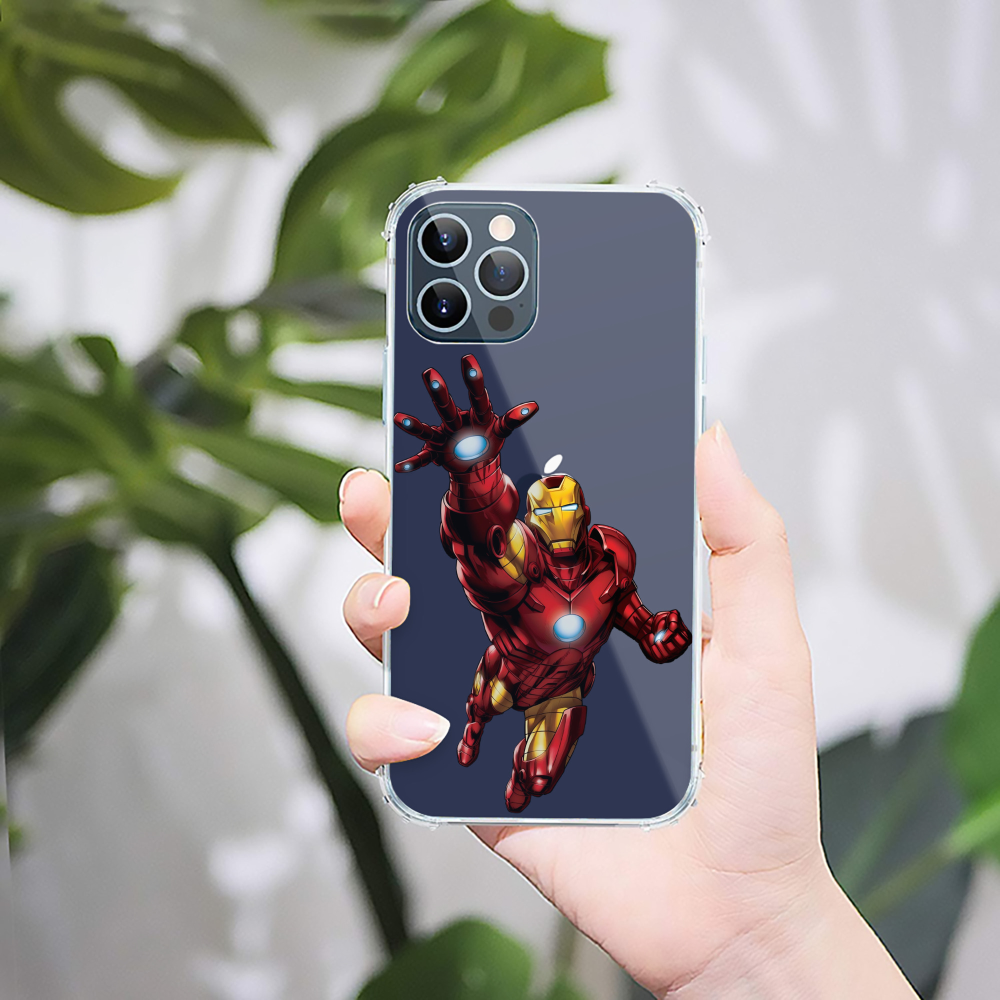 （画像用） アベンジャーズ The Avengers 【iPhone 12シリーズ対応】透明スマホケース（クリアソフトケース）